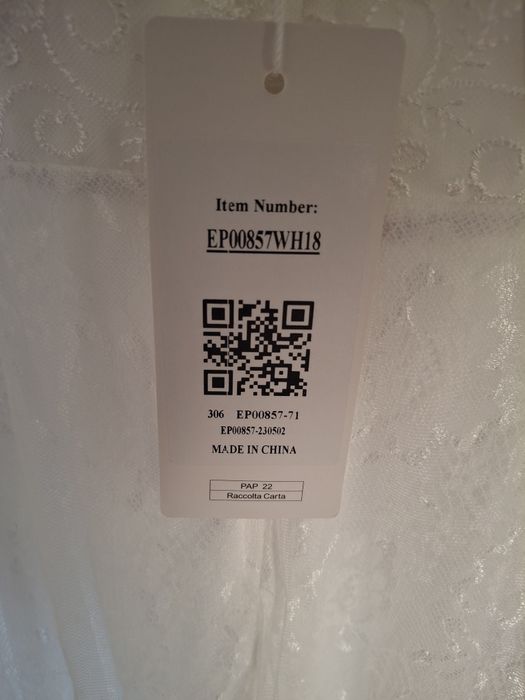 Suknia ślubna sukienka biała Shein nowa 0XL/44