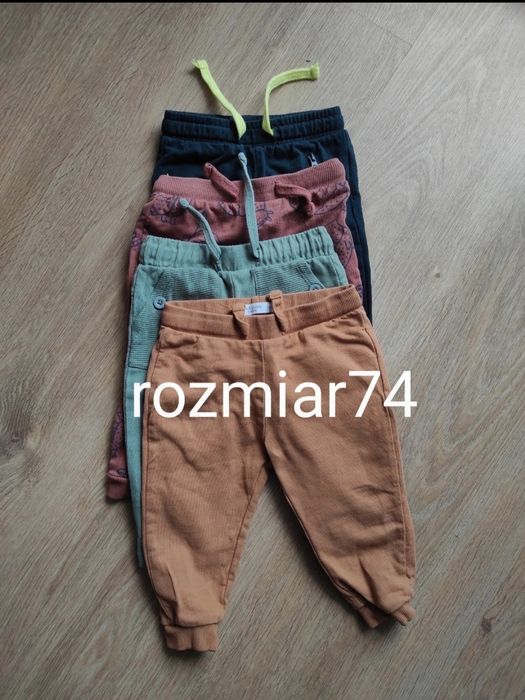 Spodnie dla chlopca rozmiar 74