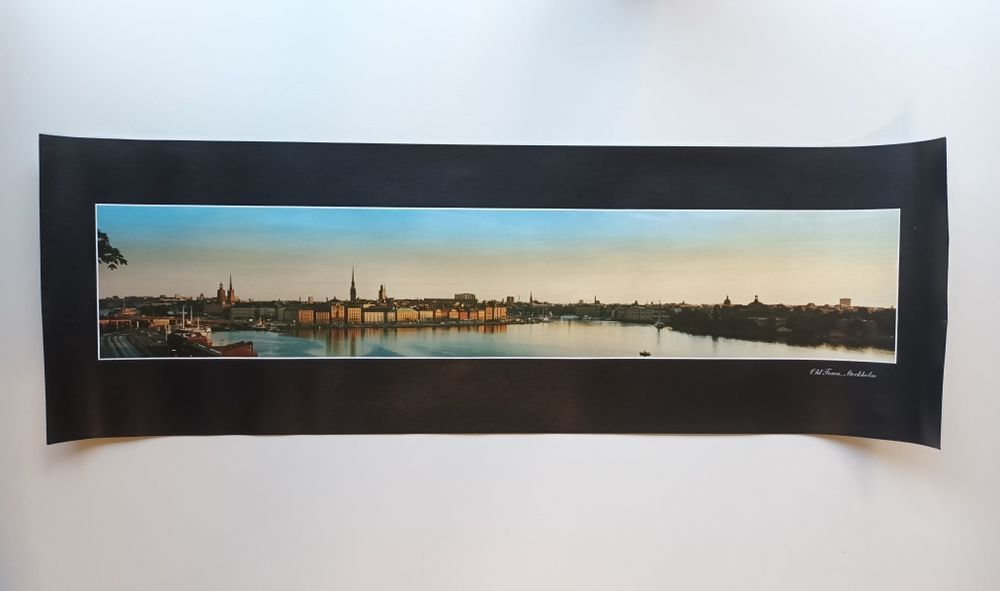 Póster Estocolmo Panorâmico