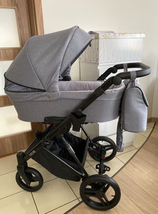 Gondola wózek Kunert Lazzio szary popiel jak nowy
