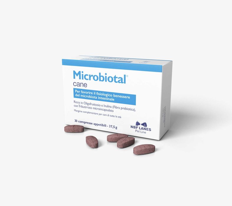 Microbiotal Cane 30 tab NBF Lanes dla psa mikroflora jelitowa