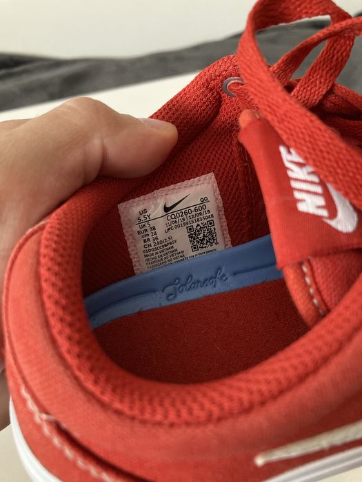 Nike sb charge 38