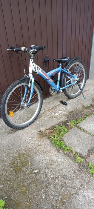Rower dziecięcy Climber koła 24"przerzutki, błotniki, oświetlenie