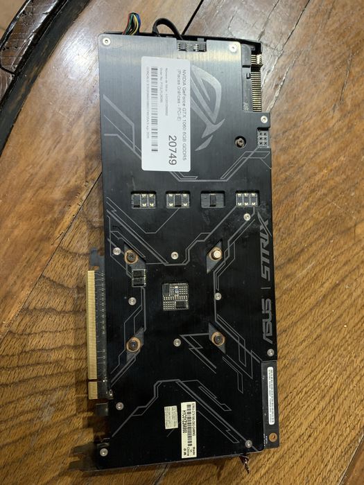 Placa grafica gtx  asus rog strix 1060 6gb