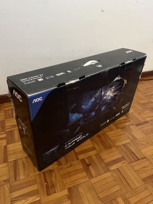 Monitor AOC C27G1 27” 144hz curvo para peças