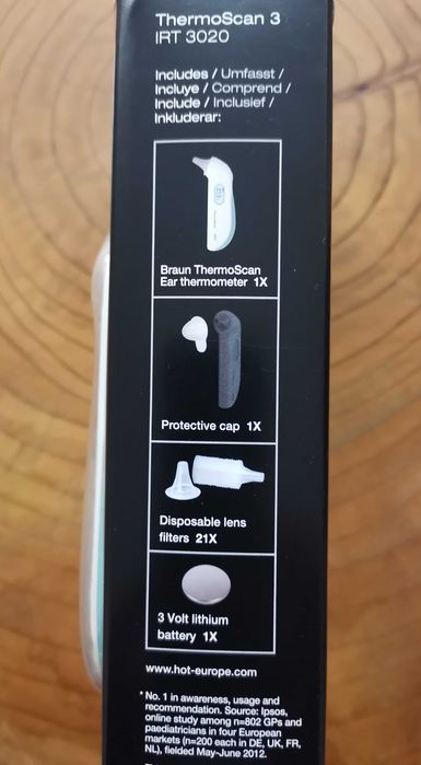 Termómetro digital Braun ThermoScan