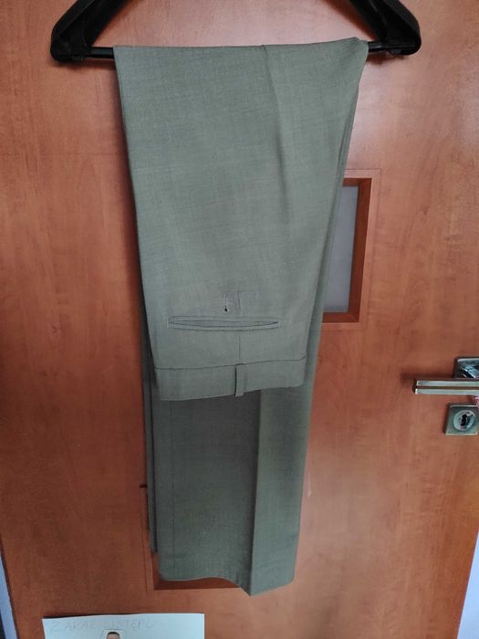 Garnitur męski LAZAR komplet spodnie+marynarka+kamizelka. Stan IDEALNY