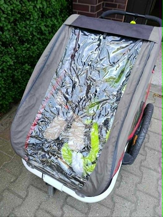 Przyczepa rowerowa 2os Hamax Safari tylko Szczecin szer 78.5 cm