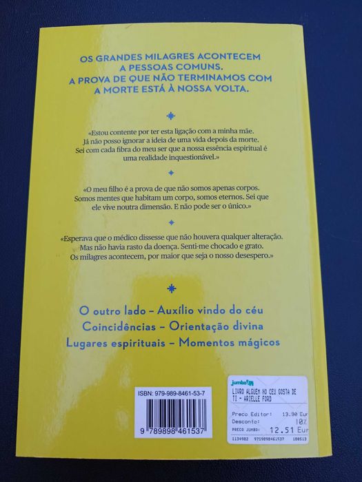 Livro "Alguém no Céu Gosta de Si", Arielle Ford