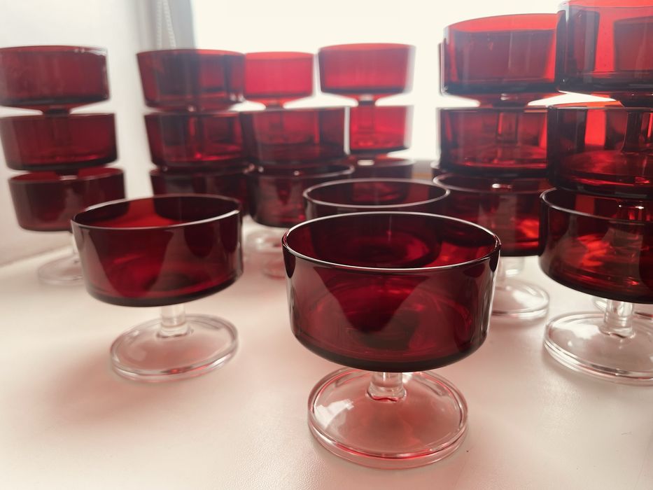 Винтажные бокалы креманки Luminarc