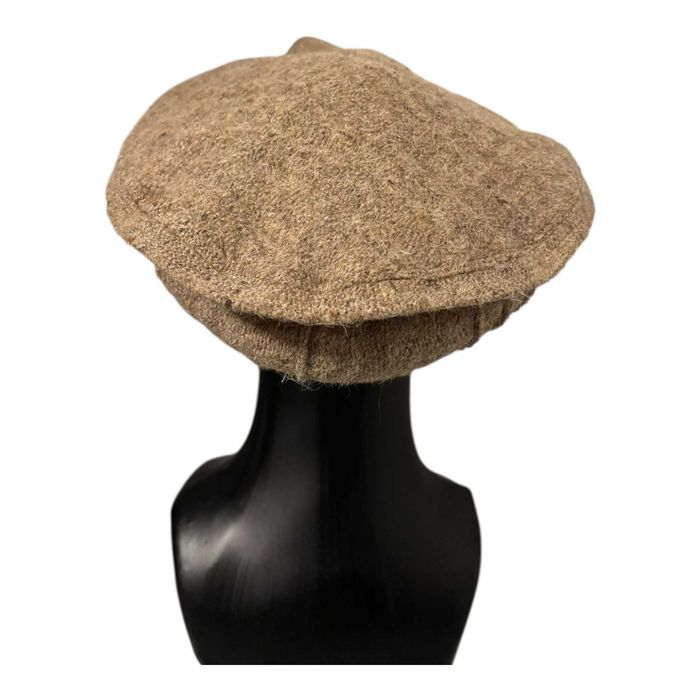 Boné de inverno Winter Cap Chapéu Pakol 100% feito à mão (Carvão)