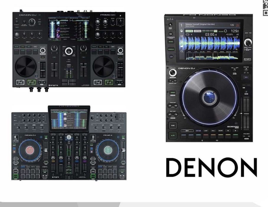 Dj контроллери Denon DJ Prime GO+, Prime 4+, Sc Live4