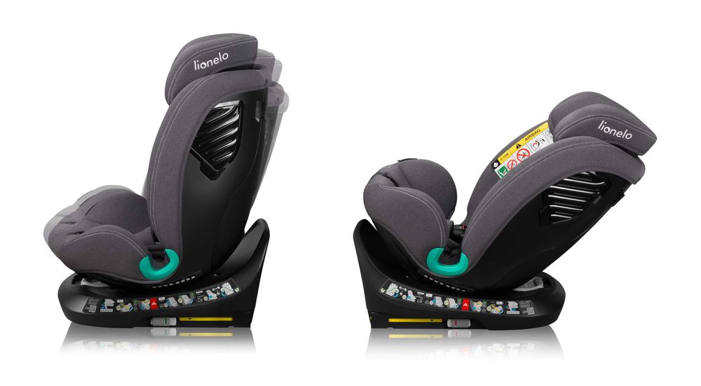 Fotelik samochodowy obracany Lionelo BASTIAAN i-Size ISOFIX 0-36 kg