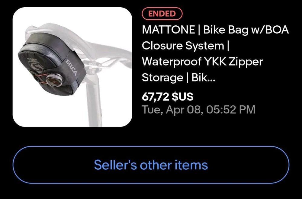 Pacote de assento ultracompacto resistente à água Silca Mattone (preto