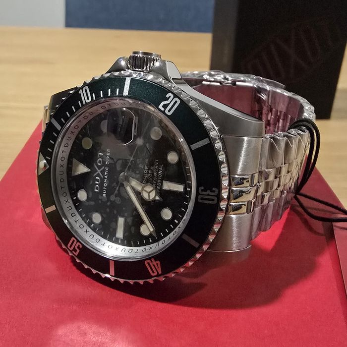 *NOVO* Duxot Atlantica Soot DX-2057-33 Preto (Mov. Seiko NH35) 42mm