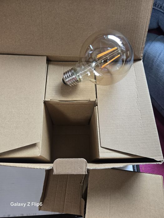 Żarówka LED Filament E27 Kula G95/G125 Retro Edison Loft – Nowa!
