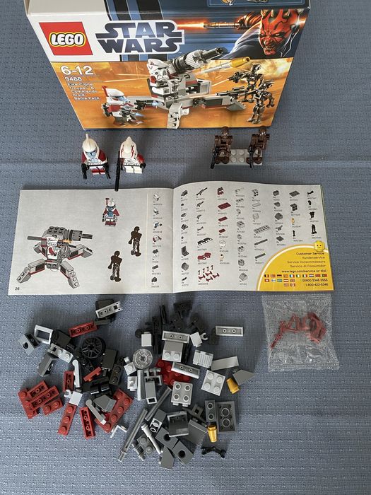 Lego STAR WARS 9488 Elite Clone Trooper & Commando Droid Battle Pack
