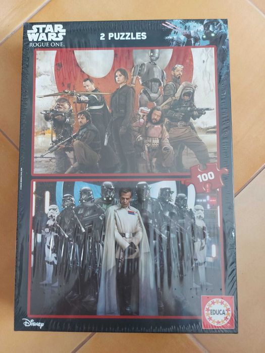 2 Puzzles Star Wars 100 peças - NOVO