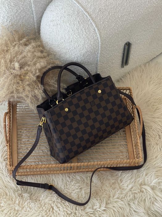 Сумка Louis Vuitton Braided Handle Montaigne Handbag Monogram