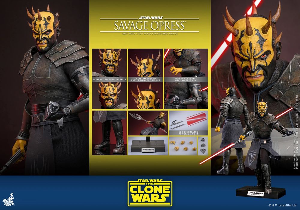 Фігурка 1/6 Hot Toys TMS136 Savage Opress - Star Wars: The Clone Wars