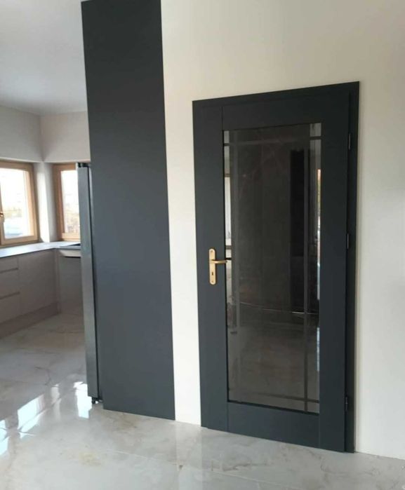 Drzwi wewnętrzne z montażem ościeżnice na wymiar MASKOWANIE futryn