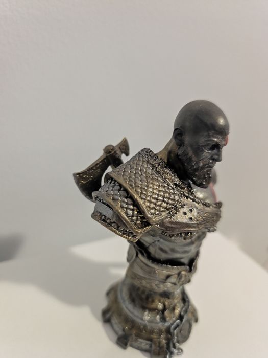 Busto spartan  premium pintado à mão