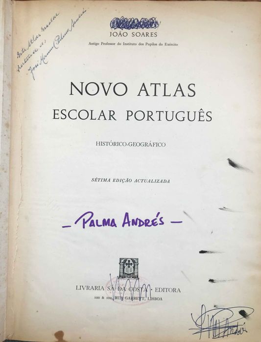Novo Atlas Escolar Português por João Soares 7 edicao