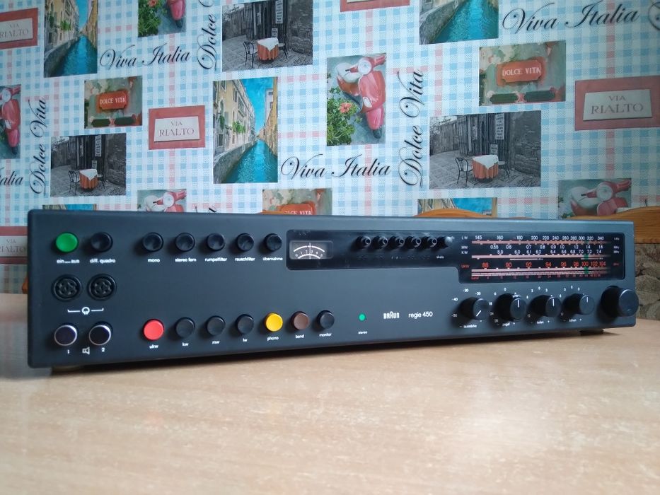 Надёжный винтажный Braun Regie 450,2×50 Вт,АССОРТИМЕНТ,гарантия!