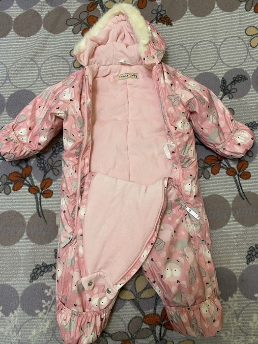 Зимовий комбінезон Lenne baby kerry для дівчинки 80 розміру