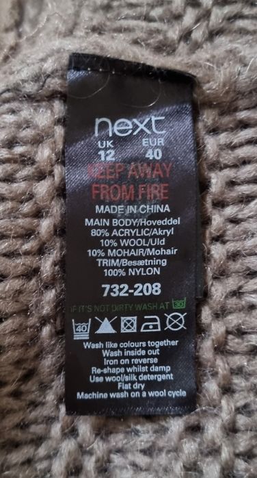 Sweter/tunika Next roz 40