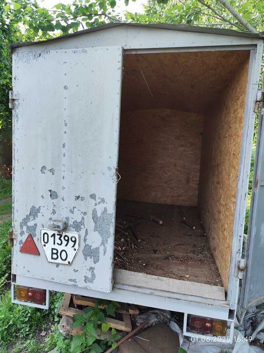 Причіп легковий . Прицеп. Усилений розмір 250см × 150 см.