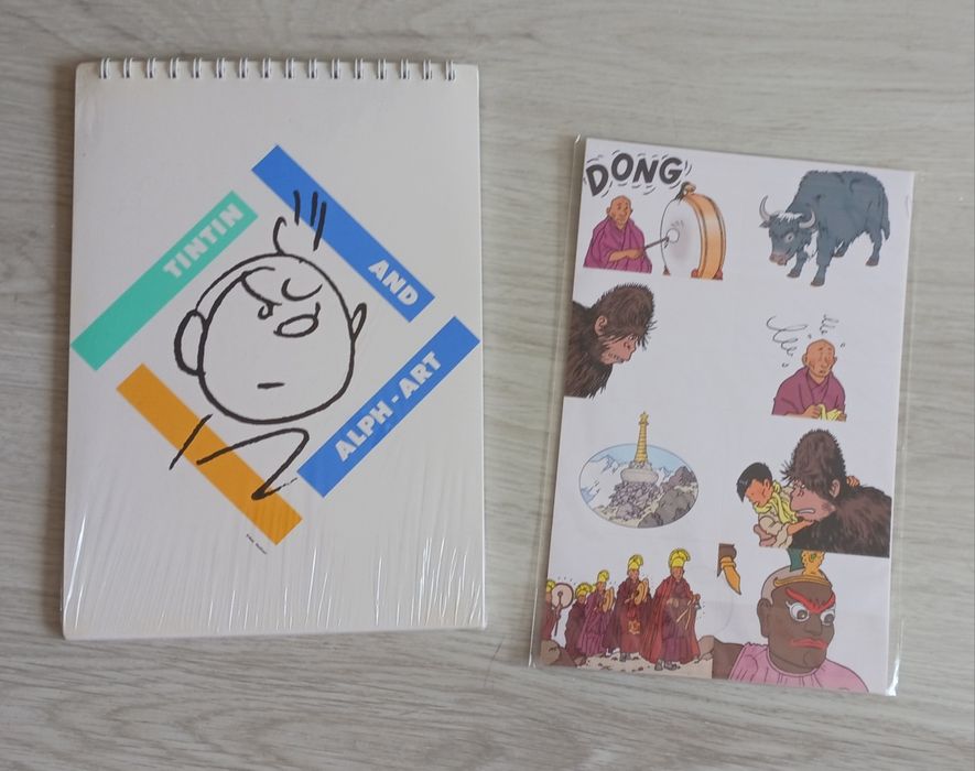 Varios artigos Tintin colecção antiguidades