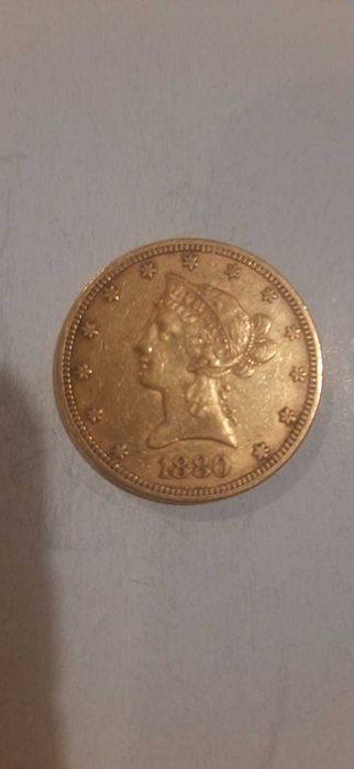 Złote 10 dolarów w próbie 900