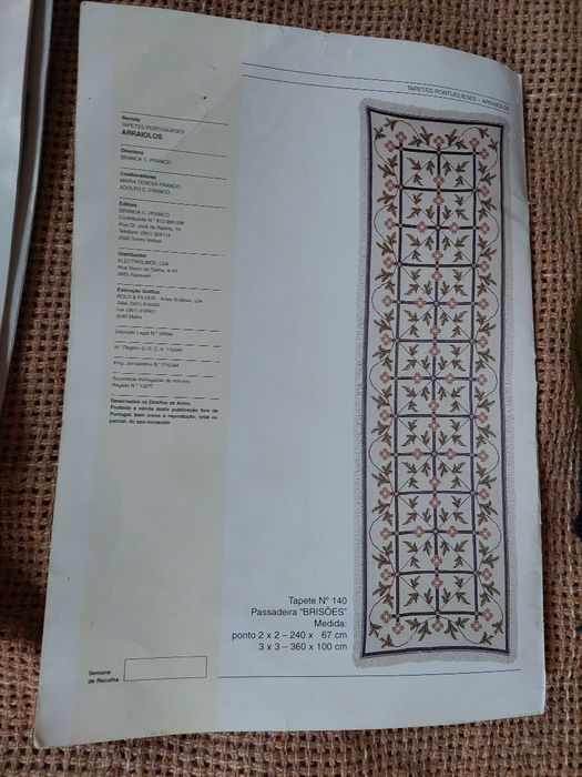 Material para arraiolos