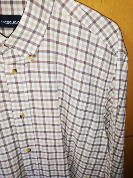 Camisa xadrez Giovanni Galli T-L