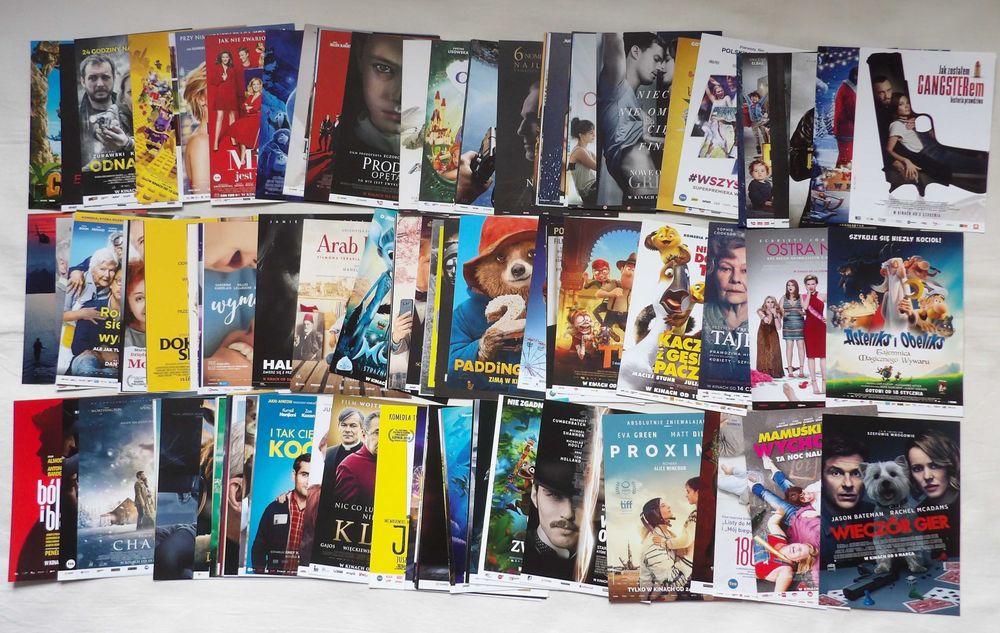 Ulotki filmowe 579 sztuk