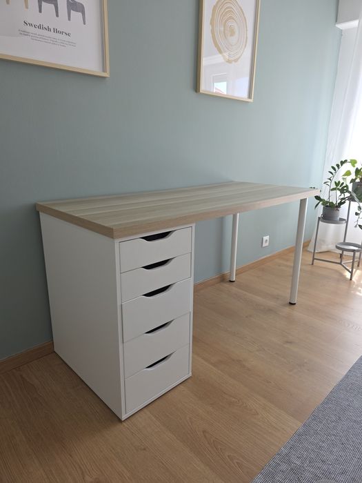 Secretária IKEA LAGKAPTEN / ALEX (Nova e já montada)