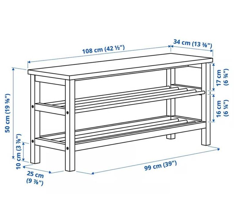 Półka na buty ikea