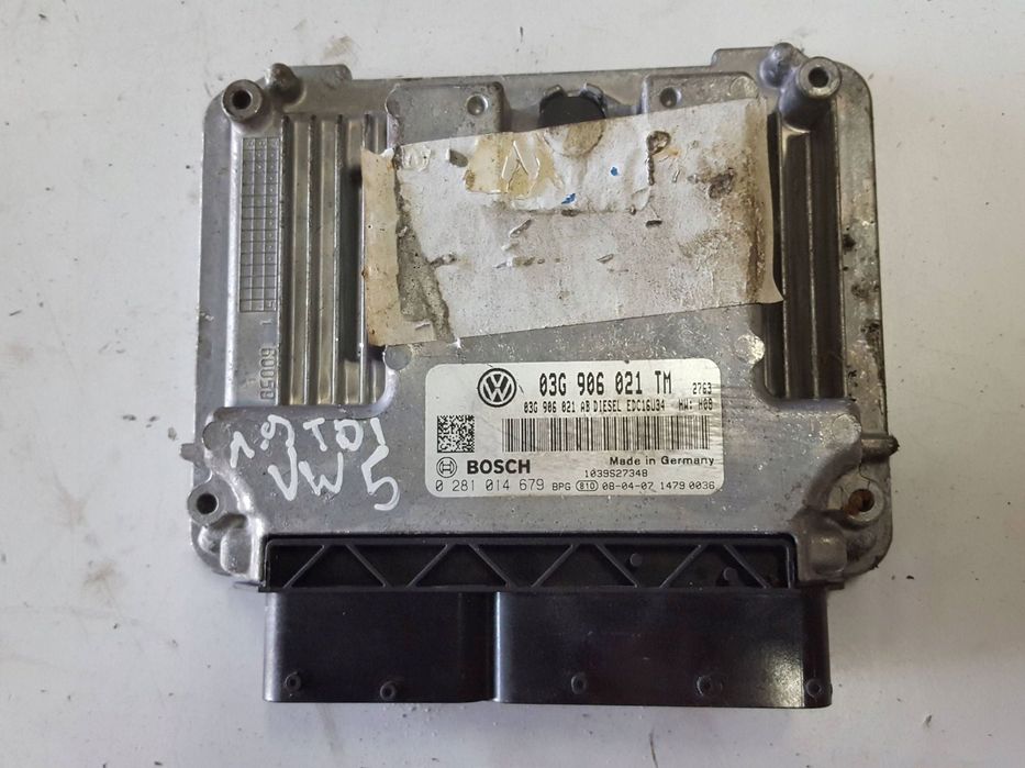VW GOLF 5 V 04-09r 1.9 TDI BLS KOMPUTER STEROWNIK SILNIKA 03G906021TM