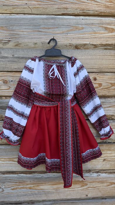 Вишиванка для дівчинки, костюм український, вишитий, національний