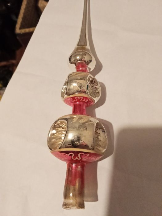 Bombki choinkowe PRL szpic