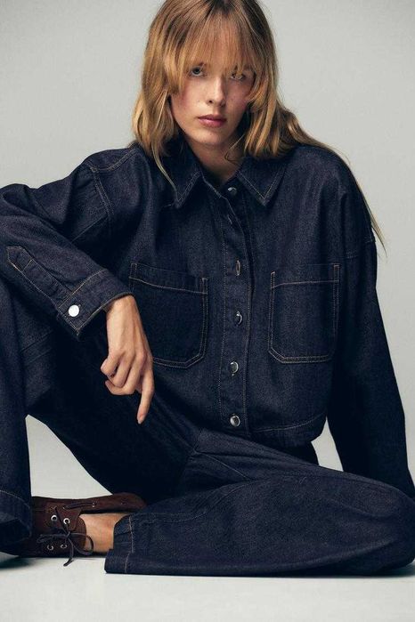 Джинси джоггери Wide leg від Zara, S, М, XL, оригінал