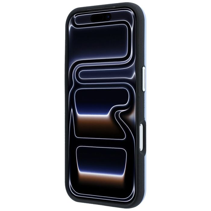 Etui BMW Sign Inclined Deboss Letters MagSafe do iPhone 18 Pro Max / 17 Pro Max niebieski