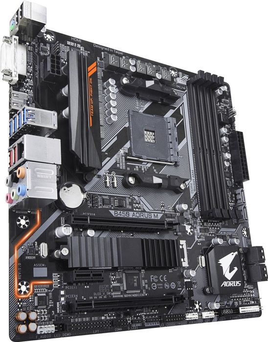 Материнська плата Gigabyte B450 AORUS M