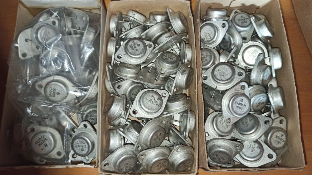 Транзисторы Tesla KD503, КТ819ГМ, КТ825Г, КТ827А, КТ808А, 2Т809 157УД2