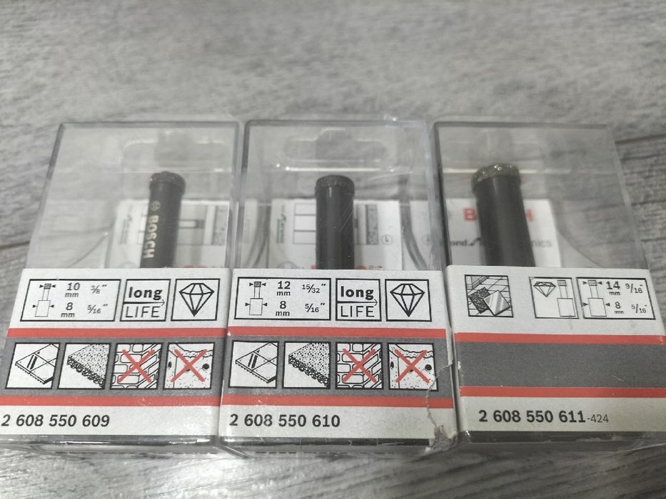 Bosch wiertła diamentowe Diamond Hard Ceramics