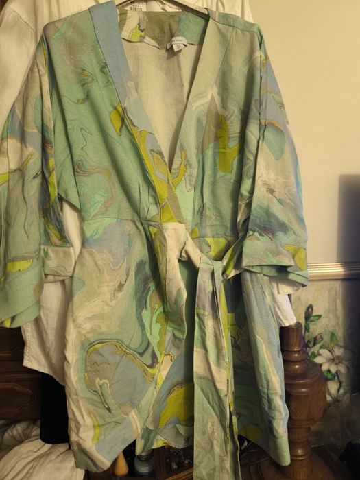 Kimono z lnu i viscozy