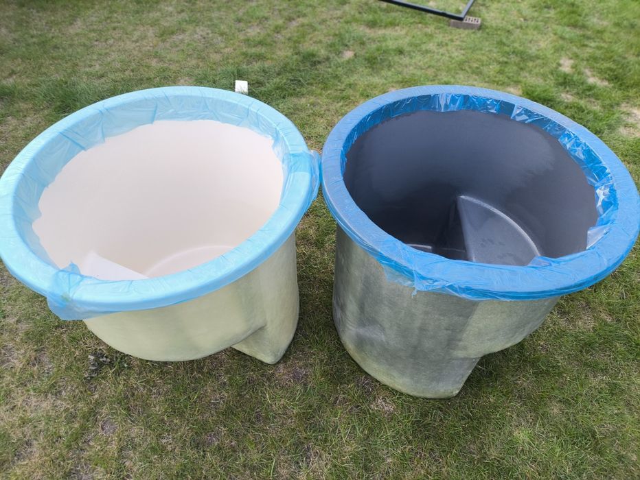 Wkłady jacuzzi 200x95cm (głębokie)z brokatem. Mocne