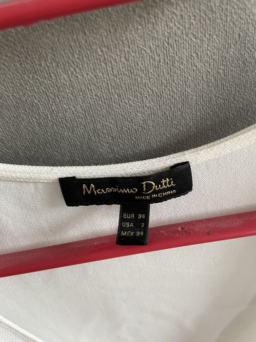 Biała elegancka koszula Massimo Dutti