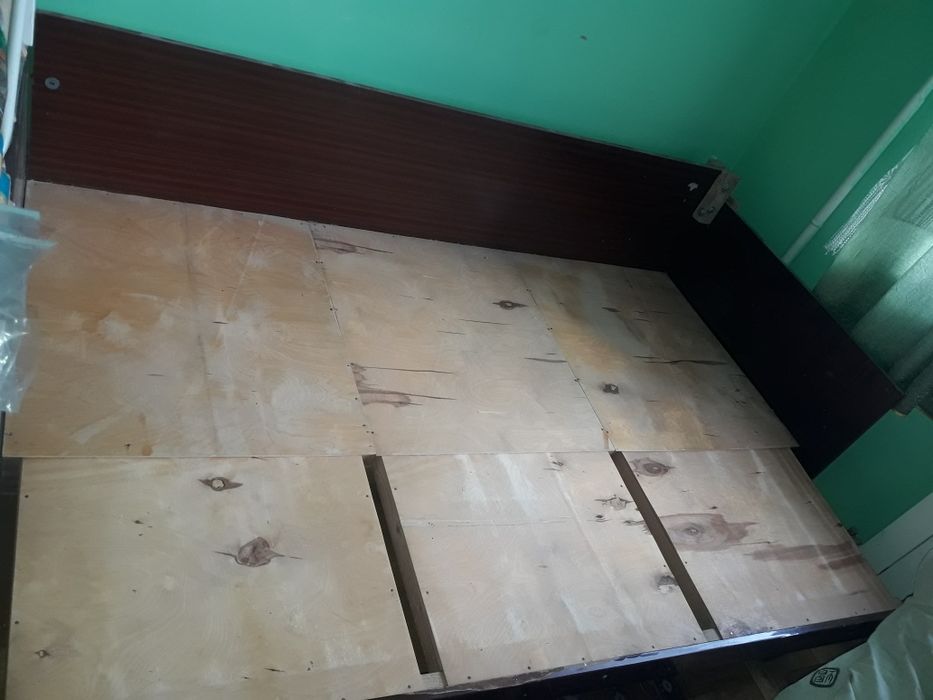 Складне 2 спальне ліжко з матрасом